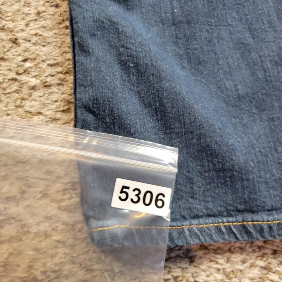 Levis 514 Jeans Mens 38x30 Blue Straight Denim Dark Wash - Picture 6 of 6